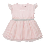 KARL LAGERFELD abito mezza manica tinta unita Rosa per Neonata Z30279 ROSA KARL LAGERFELD 