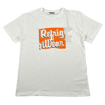 Refrigiwear T-Shirt Girocollo Tinta Unita con Logo per Bambino 121TRMJS25 BIANCO REFRIGIWEAR 