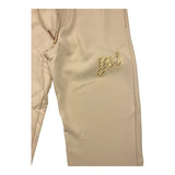 Yes London Pantalone Modello Tuta Tinta Unita Con Elastico In Vita Beige Per Bambino