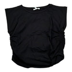Lu Lu By Miss Grant Top tinta unita Giromanica Nero per Bambina LL3640 NERO LU LU BY MISS GRANT 