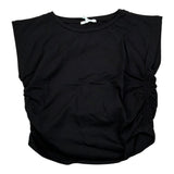 Lu Lu By Miss Grant Top tinta unita Giromanica Nero per Bambina LL3640 NERO LU LU BY MISS GRANT 