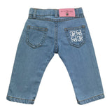 John Richmond Jeans Tinta Unita con Girovita Regolabile per Neonata RIP26042JE AZZURRO JOHN RICHMOND 