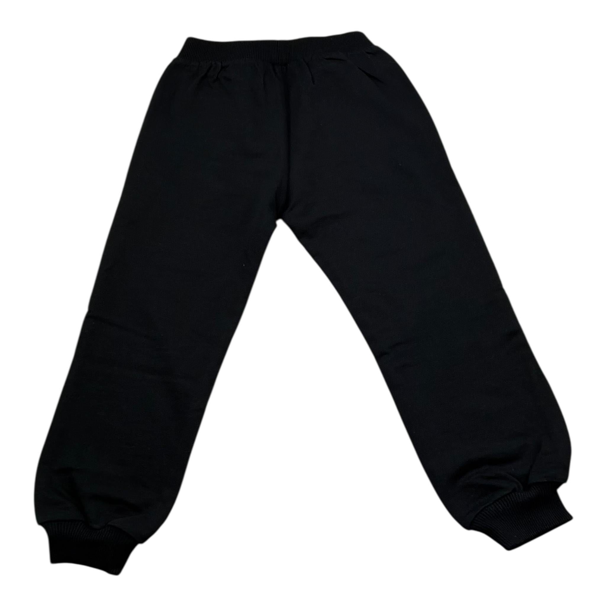 Moschino Pantalone Tintaunita con Logo per Neonato MUP05G NERO MOSCHINO 