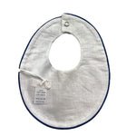 Ninnaoh Bavetta Tinta Unita con Stampa per Neonato E21292 BIANCO NINNAOH 