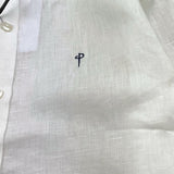 Cesare Paciotti Camicia Manica Lunga Tinta Unita con Logo per Bambino CMP4161J BIANCO CESARE PACIOTTI 