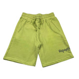 Refrigiwear Bermuda In Tuta Tinta Unita Con Stampa Verde Per Bambino