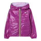 K-Way Giubbino Reversibile con Zip E Cappuccio per Bambina K61313W LILLA/VIOLA K-WAY 