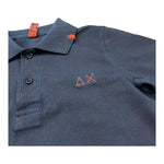 Sun68 Polo Mezza Manica Tinta Unita per Bambino CPA35343 BLU SUN68 