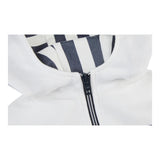 Fay Felpa Tinta Unita con Zip E Cappuccio per Bambino FW4P10 BIANCO FAY 