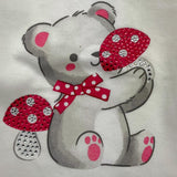 EMC shirt gircollo tinta unita con stampa Bianco per Neonata BX2275 BIANCO EMC 