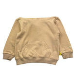 Superculture Felpa Tinta Unita con Cappuccio per Bambina FELPACAP SABBIA SUPERCULTURE 