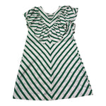 Monnalisa Abito Mezza Manica Fantasia A Righe per Bambina 177903 VERDE MONNALISA 