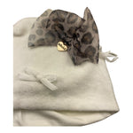 LE BEBE' cappello tinta unita cn fiocco Panna per Neonata LBG6102 PANNA LE BEBE' 