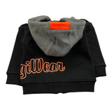 REFRIGIWEAR felpa con zip e cappuccio tinta unita Nero per Neonato RWN847 NERO REFRIGIWEAR 