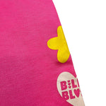BillIEBLUSH pantalone tinta unita con stampa Rosa fluo per Bambina U20530 ROSA FLUO BillIEBLUSH 