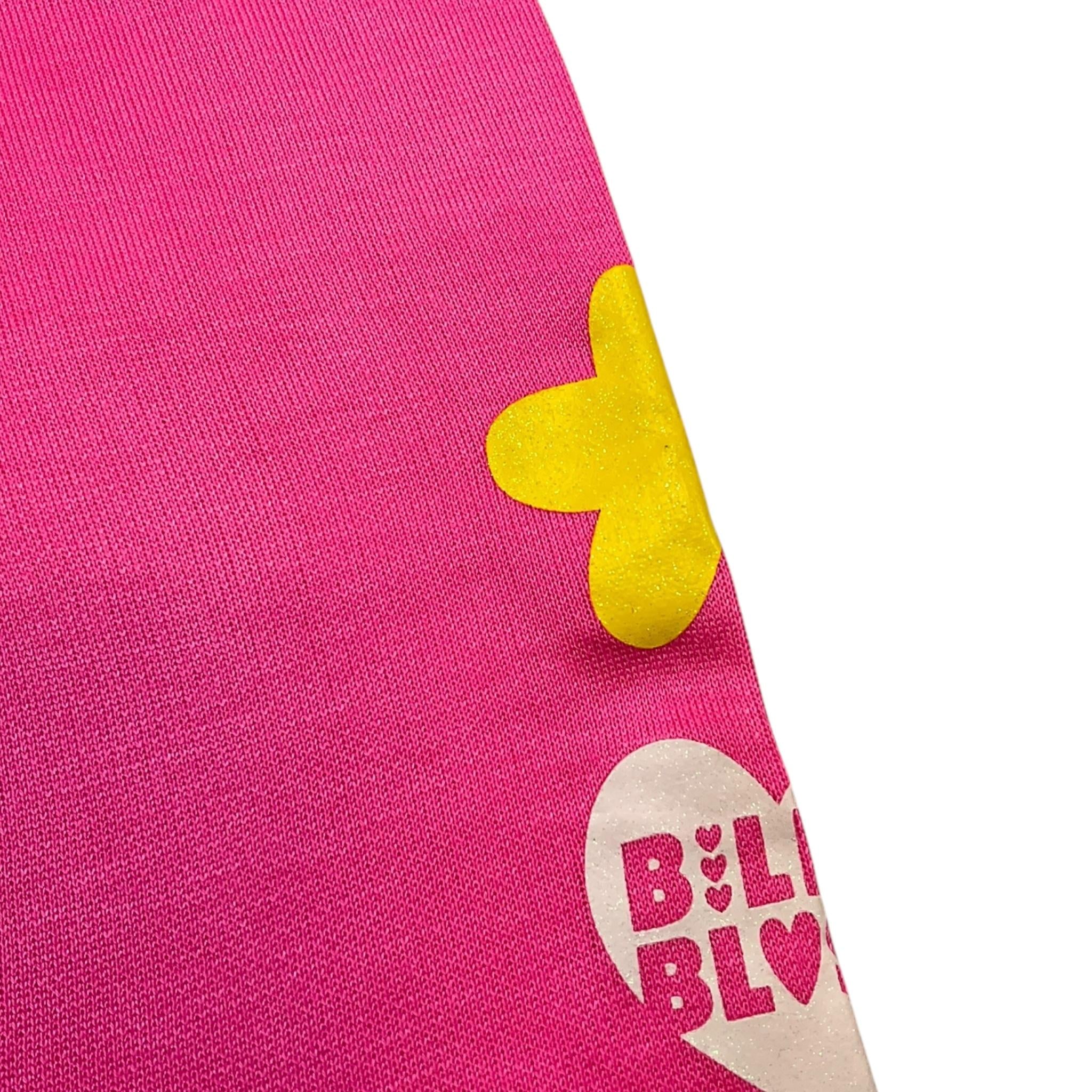 BillIEBLUSH pantalone tinta unita con stampa Rosa fluo per Bambina U20530 ROSA FLUO BillIEBLUSH 