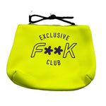 F**K Pochette Tinta Unita con Logo per Bambina FA25M01AU80FY GIALLO FLUO F**K 