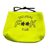 F**K Pochette Tinta Unita con Logo per Bambina FA25M01AU80FY GIALLO FLUO F**K 