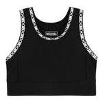 Michael Kors Top Tinta Unita con Contrasti per Bambina R30323X NERO MICHAEL KORS 