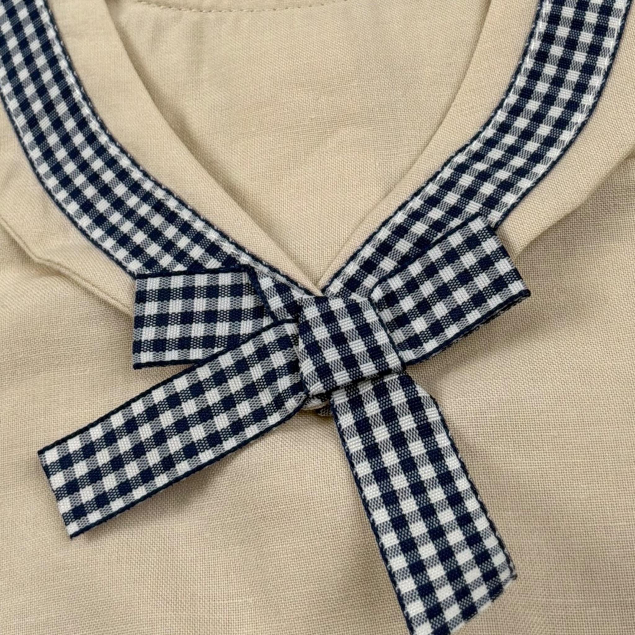 Babidu Pagliaccetto Tinta Unita Mezza Manica per Neonata 34402 BEIGE BABIDU 