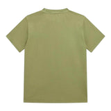 Guess T-Shirt Girocollo Tinta Unita con Stampa per Bambino L5RI36K8HM4 VERDE GUESS 