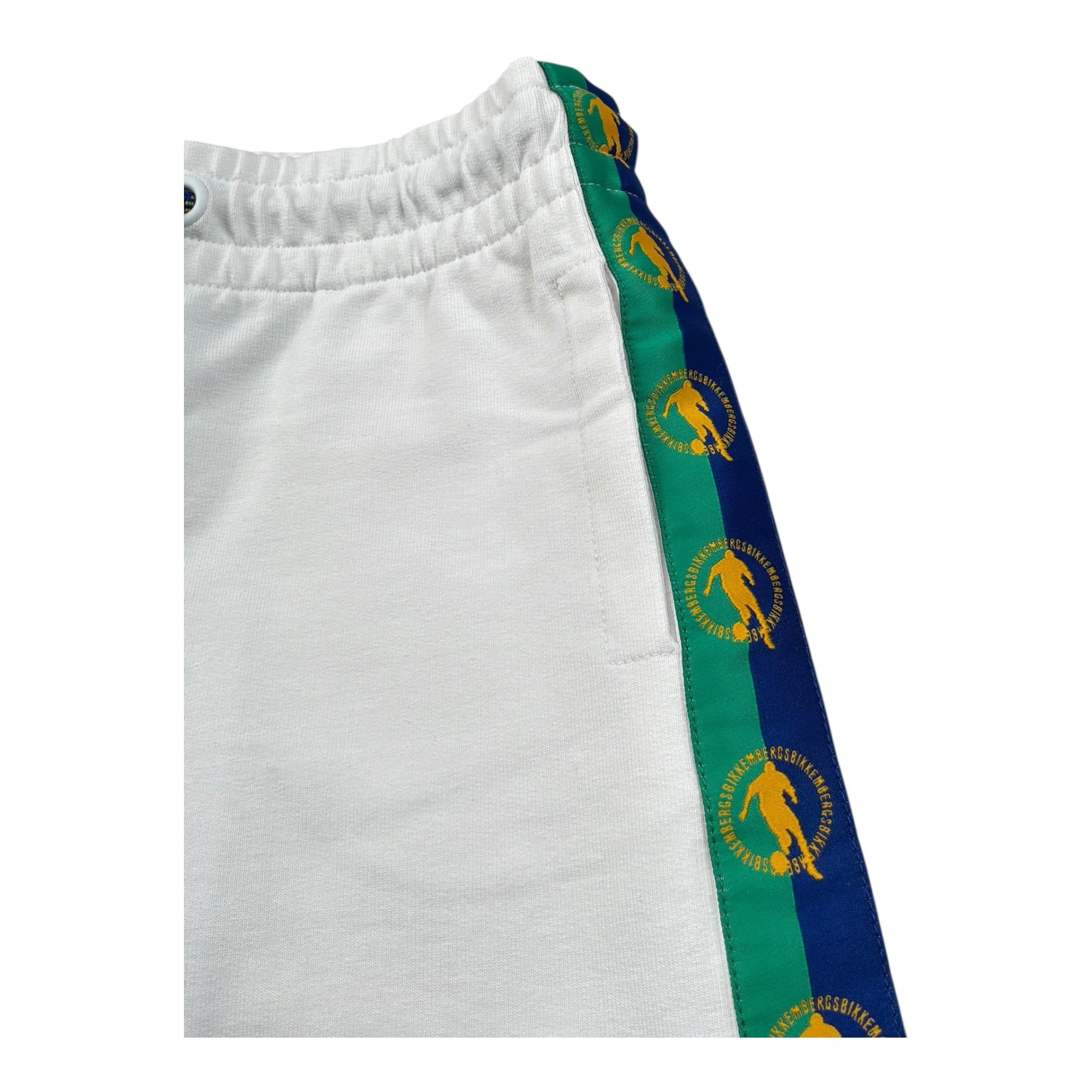 Bikkembergs Completo 2 Pezzi Felpa-Bermuda Tinta Unita per Bambino BK3017 BIANCO BiKKEMBERGS 