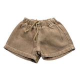 Play Up Bermuda tinta unita con Elastico In Vita Beige per Neonato PA011AM11705 BEIGE PLAY UP 