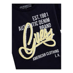 Guess T-Shirt Tinta Unita con Stampa per Neonato N5GI00K8HM4N BLU GUESS 