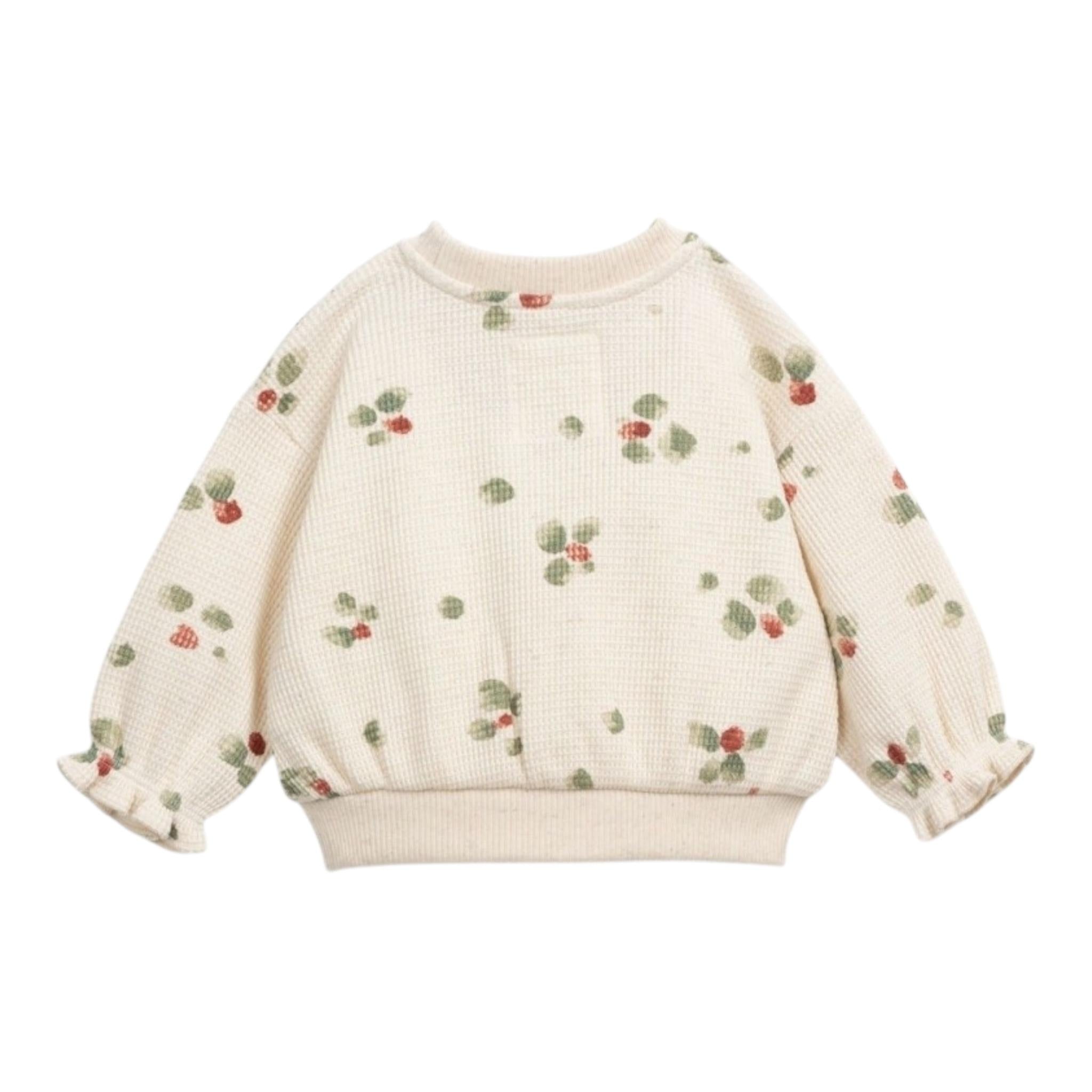 PLAY UP felpa girocollo tinta unita con stampa Panna per Neonato PA022AP11351 PANNA PLAY UP 