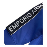 EMPORIO ARMANI felpa con zip tinta unita con maniche logate Cobalto per Bambino 3R4MBA COBALTO EMPORIO ARMANI 