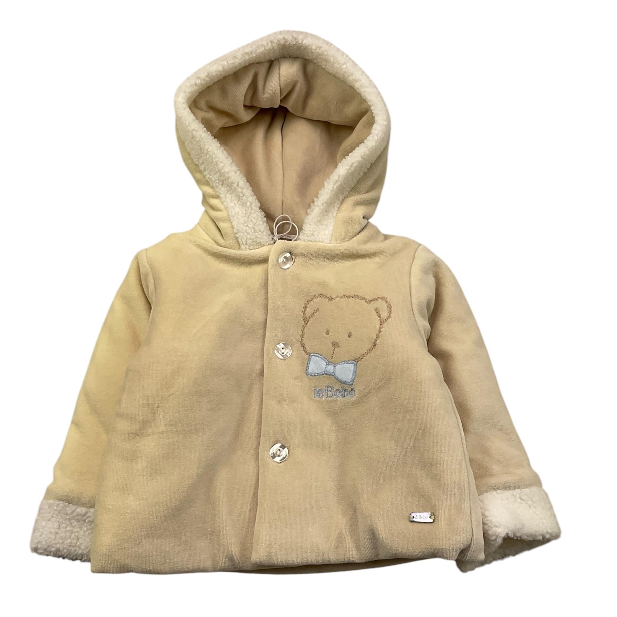 LE BEBE' cappotto tinta unita con cappuccio  Beige per Neonato LBB5602 BEIGE LE BEBE' 