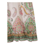 Etro Gonna Tinta Unita con Fantasia per Bambina GW7A64 PANNA ETRO 