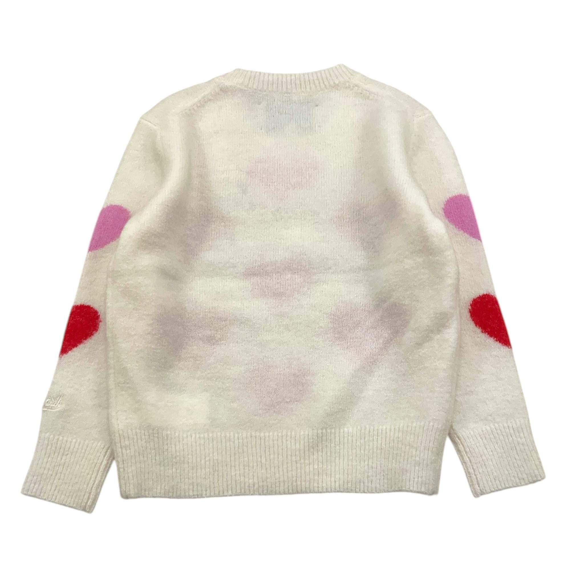 SAINT BARTH maglia girocollo tinta unita con stampa Bianco per Neonata PRC0005 BIANCO SAINT BARTH 
