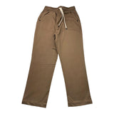 Chiodi Milano Pantalone Tinta Unita Con Elastico In Vita Marrone Per Bambino