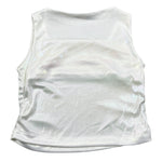 Lu Lu By Miss Grant Canotta Tinta Unita con Arriccio Laterale per Bambina LL3454 BIANCO LU LU BY MISS GRANT 