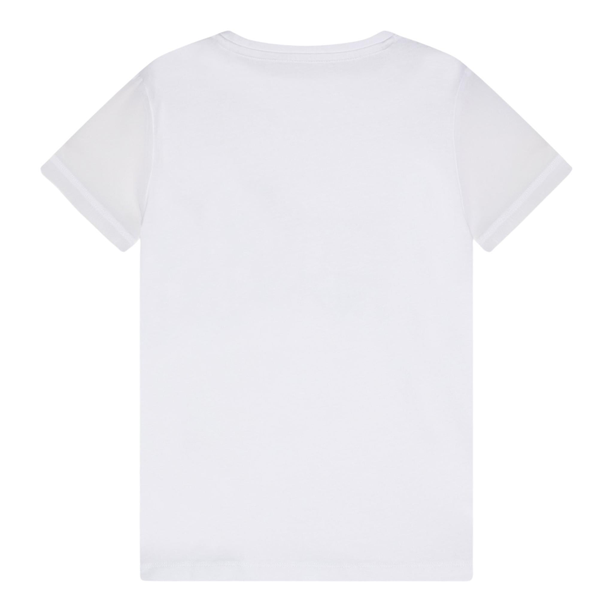Guess T-Shirt Girocollo Tinta Unita con Stsmpa per Bambina J5RI35K6YW4 BIANCO GUESS 