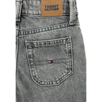 Tommy Hilfiger Jeans Tinta Unita con Girovita Regolabile per Bambino KB0KB09331 GRIGIO TOMMY HILFIGER 