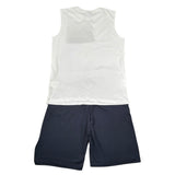 Diadora Completo 2 Pezzi Canotta-Bermuda per Bambino 102181712 BIANCO/BLU DIADORA 