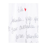 Simonetta Abit Manica Lunga Tinta Unita con Sampa per Bambina SW1B53L BIANCO SIMONETTA 