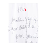 Simonetta Abit Manica Lunga Tinta Unita con Sampa per Bambina SW1B53L BIANCO SIMONETTA 