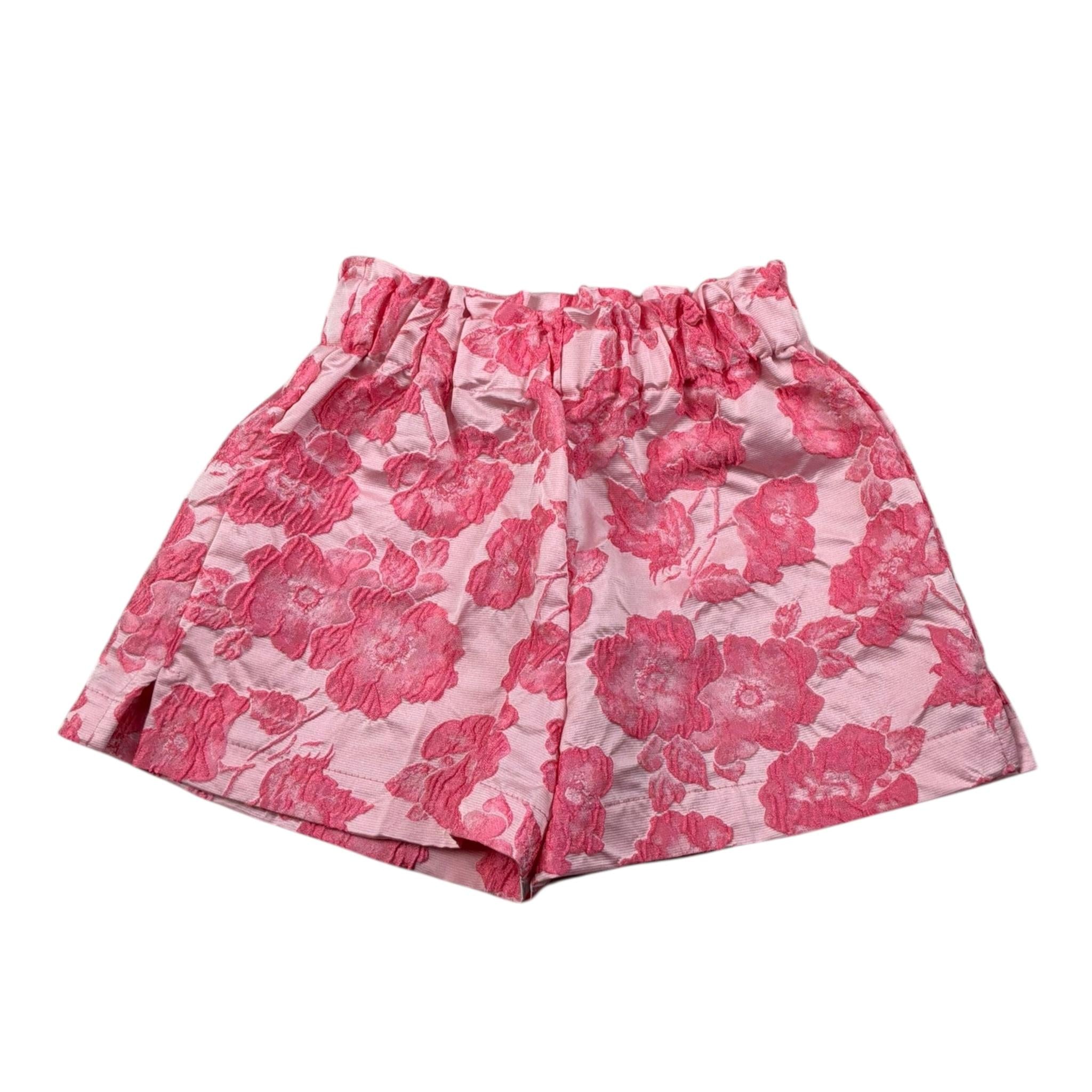 Mariuccia Shrt Tinta Unita con Ricami Ed Elastico In Vita per Bambina MMBP367 ROSA MARIUCCIA 