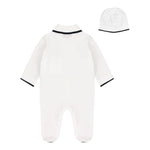 Fay Set Tutina-Cappello Tinta Unita per Neonato FUB520 BIANCO FAY 