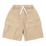 Aspesi Bermuda Tinta Unita con Elastico In Vita per Bambino S25021PBC6063 BEIGE ASPESI 