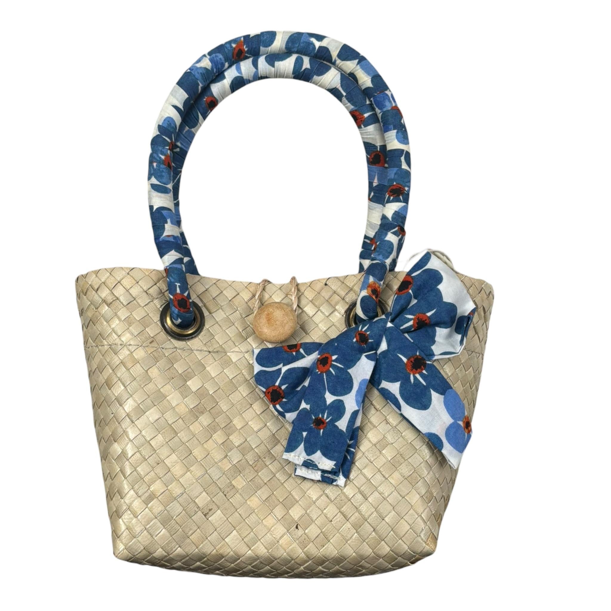 Malvi & Co Borsa In Paglia Tinta Unita con Fiocco per Bambina S25M042BGPF BEIGE MALVI & CO 