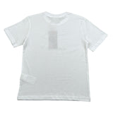 Diadora T-Shirt Girocollo Tinta Unita con Stampa per Bambino 102181706 BIANCO DIADORA 