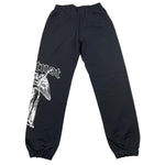 BUTNOT pantalone tuta tinta unita con stampa in contrasto Nero per Bambino B9498 NERO BUTNOT 