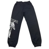 BUTNOT pantalone tuta tinta unita con stampa in contrasto Nero per Bambino B9498 NERO BUTNOT 