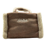 SAINT BARTH borsa tinta unita con frange Marrone per Neonata COLETTESHEARL MARRONE SAINT BARTH 