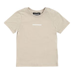 Dsquared2 T-Shirt Girocollo tinta unita con Stampa Beige per Neonato DQ2853XX BEIGE DSQUARED2 