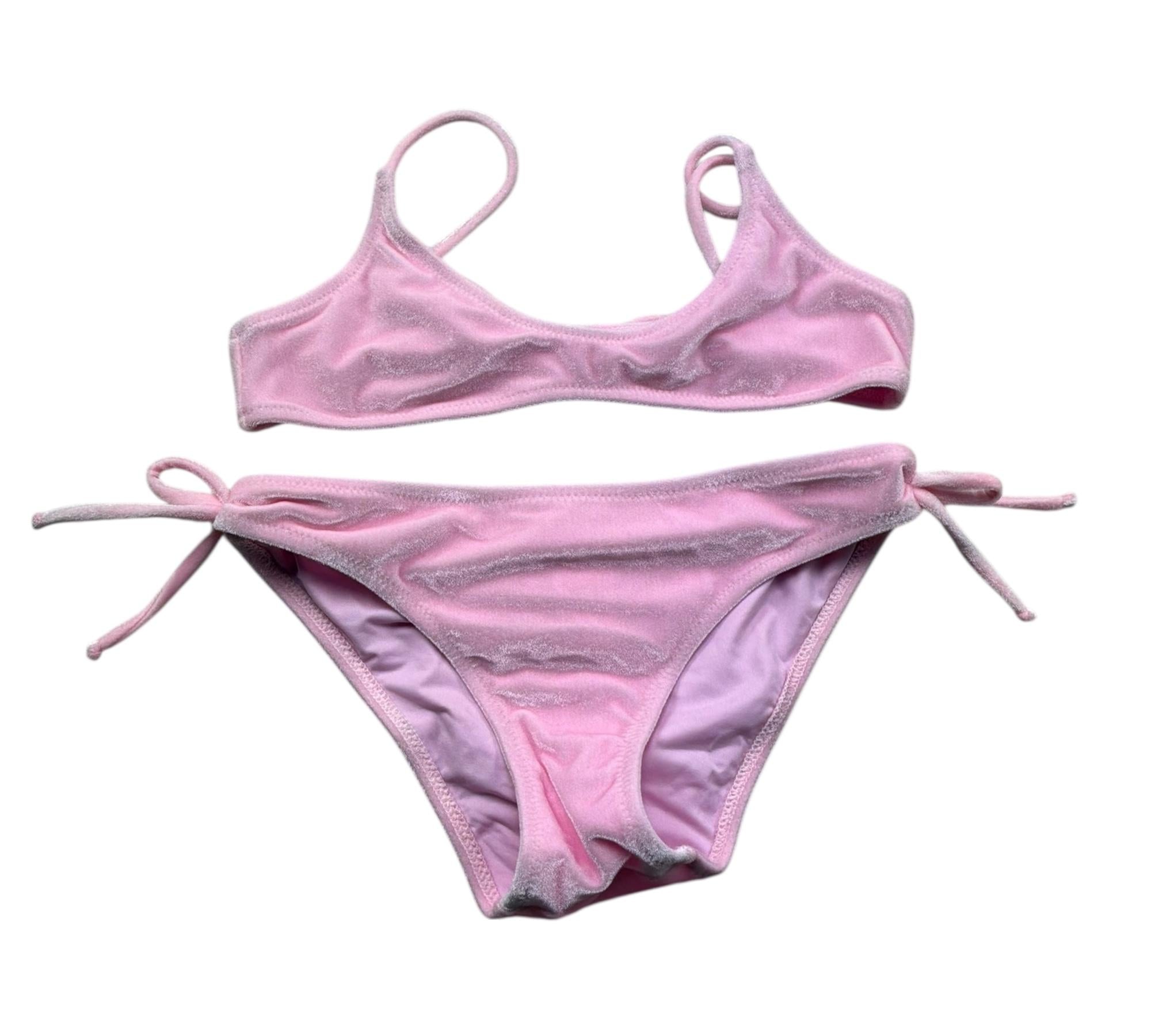 Saint Barth Costume 2 Pezzi Slip-Fascia per Bambina PALO002X ROSA SAINT BARTH 